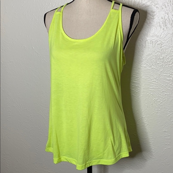 Apana Workout Tank Top Yellow Large - Picture 2 of 6